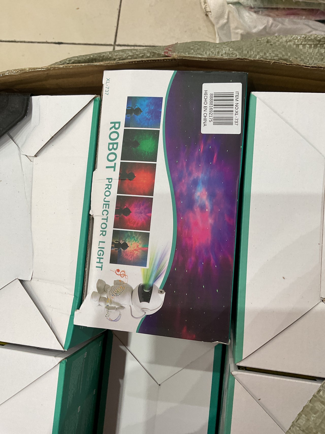 BOCINA PROYECTOR ASTRONAUTA
