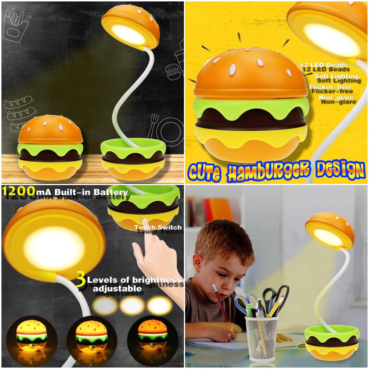 Lámpara hamburguesa