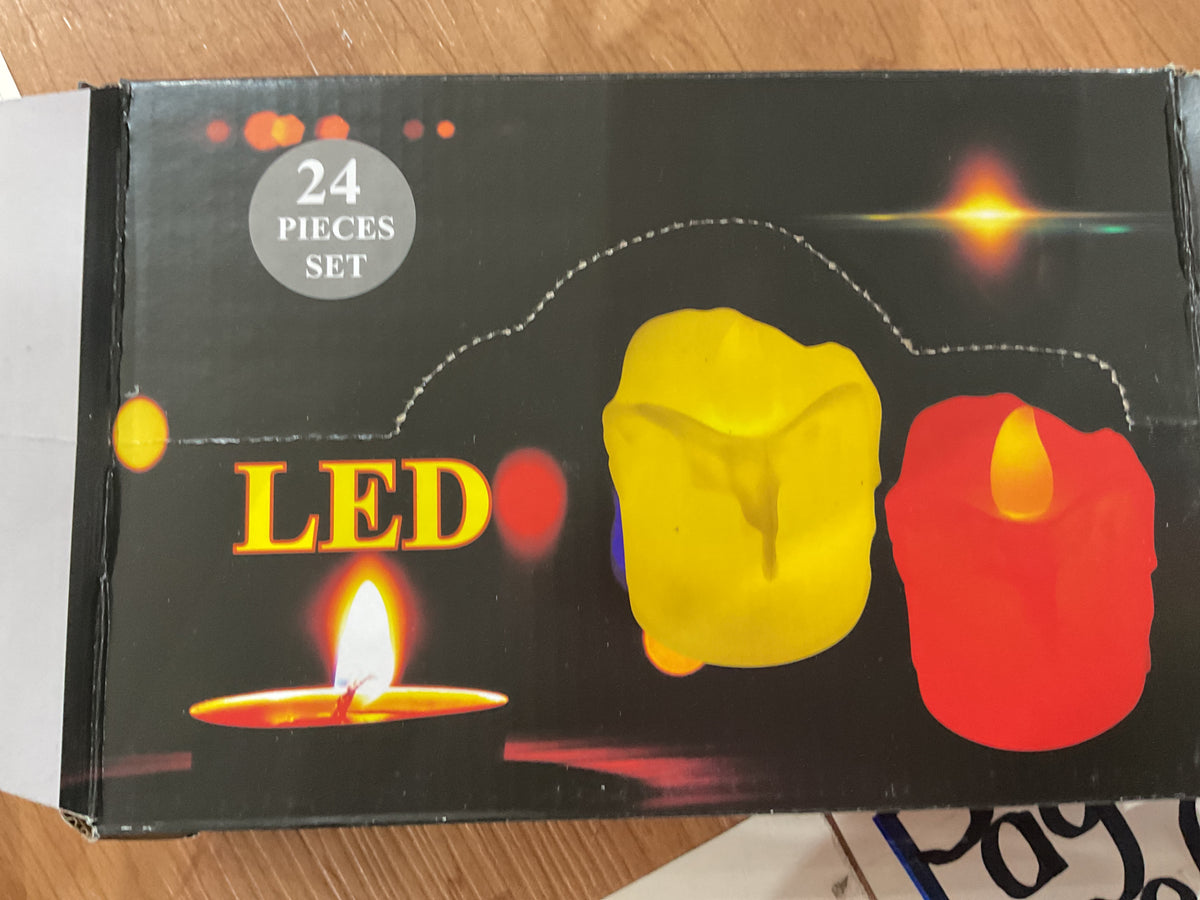 24 Velas led chicas.