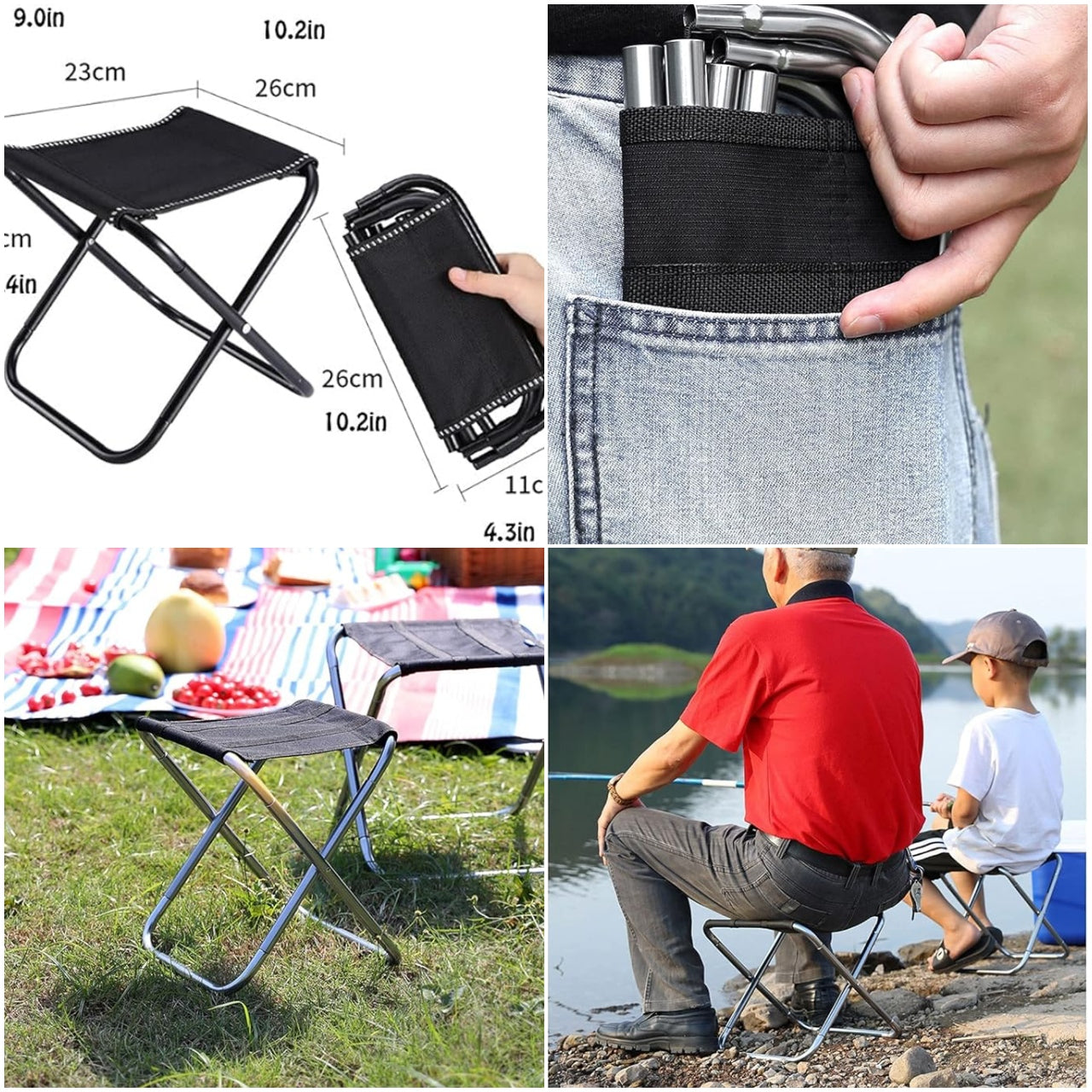 SILLA PLEGABLE DE BOLSILLO