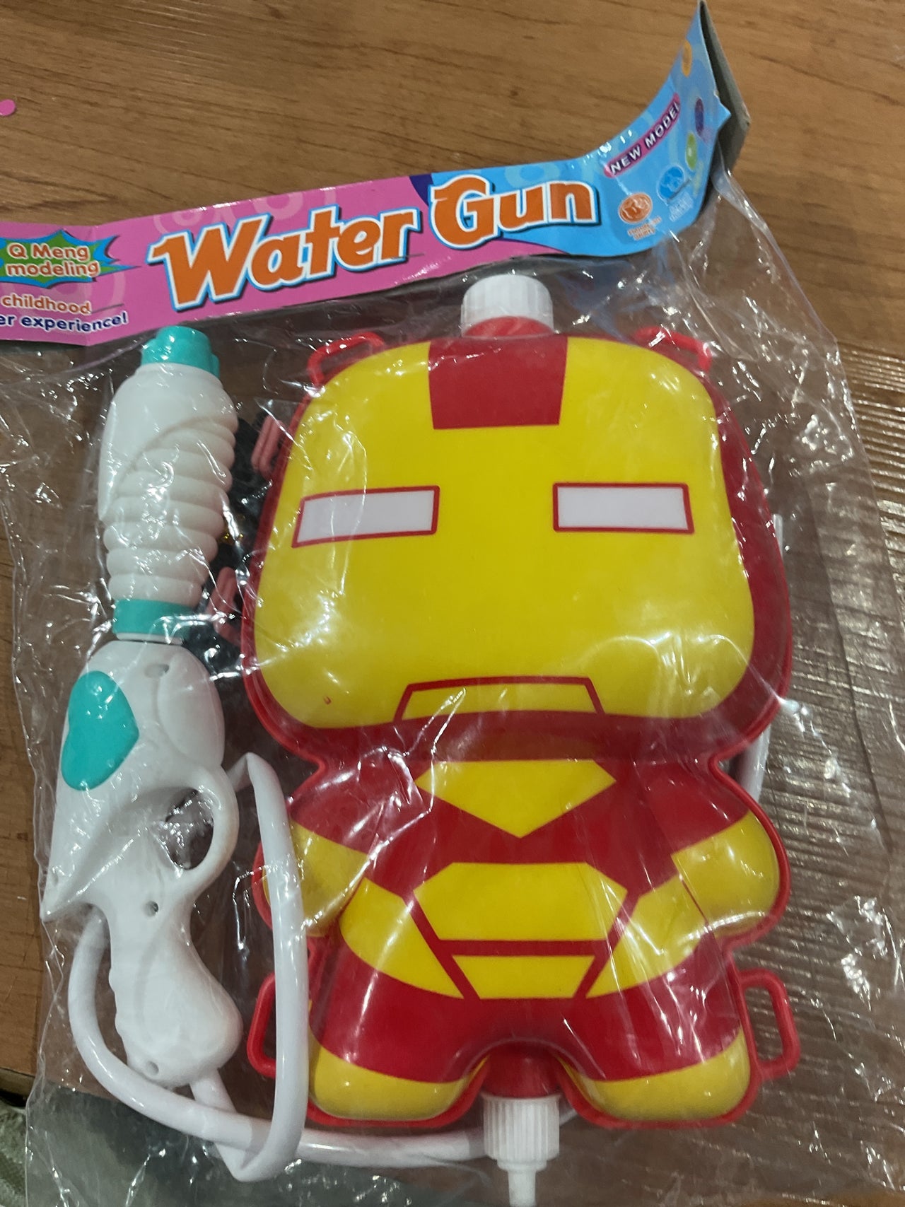 Pistola de agua personaje
