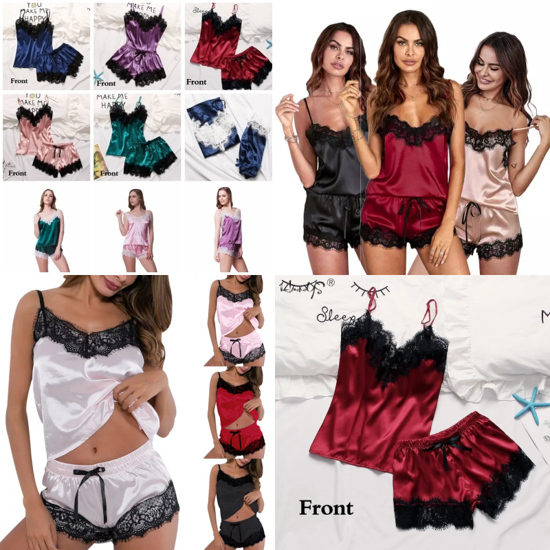 PIJAMA SATIN SEDA STRECH