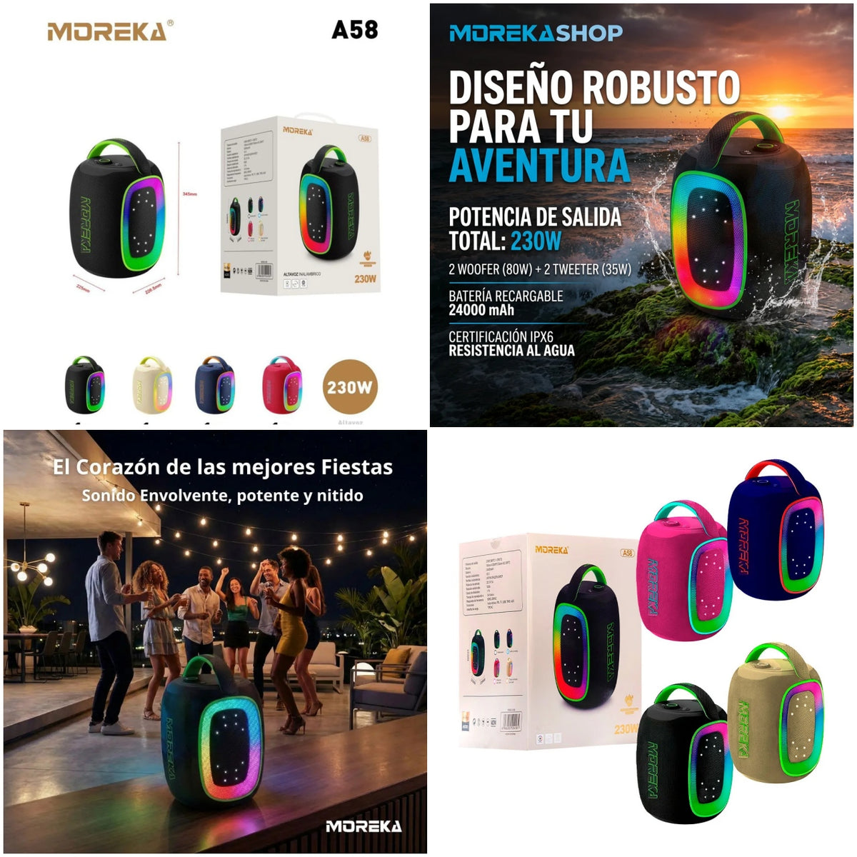 BOCINA MOREKA A58