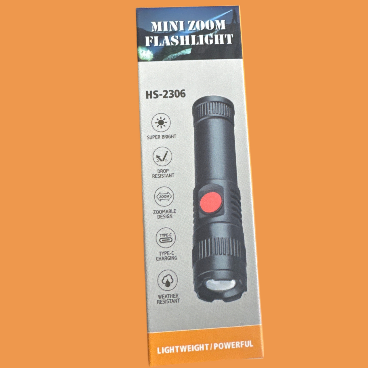 MINI LINTERNA MANO ZOOM 2306