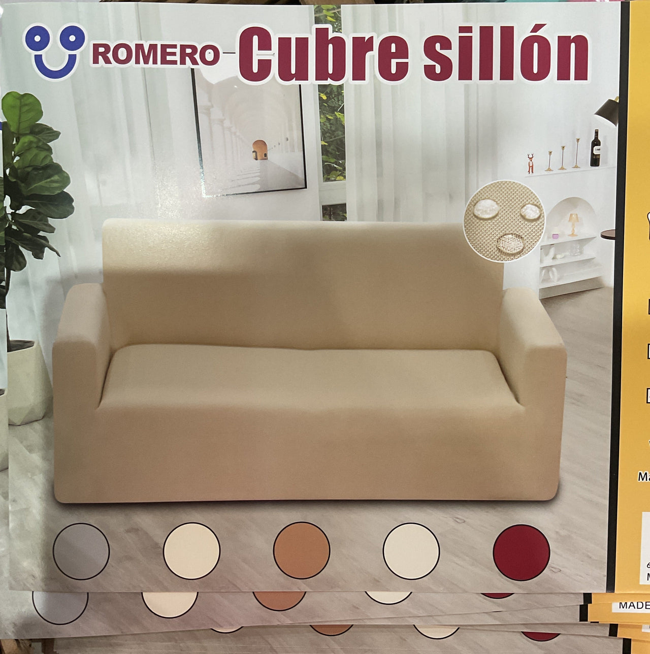 Cubre sillón PARA TRES PERSONAS REPELENTE AL AGUA