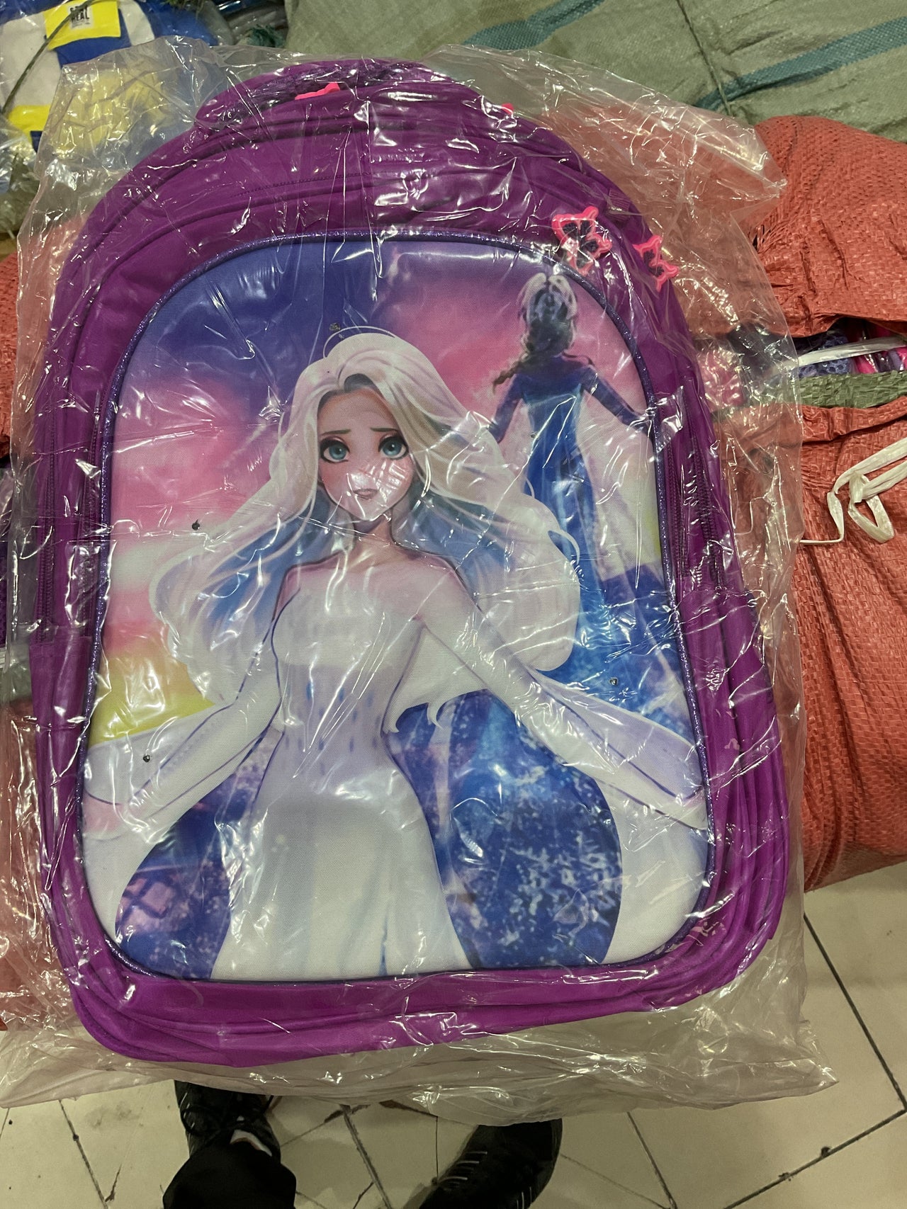 Mochila trío con luz S1659#