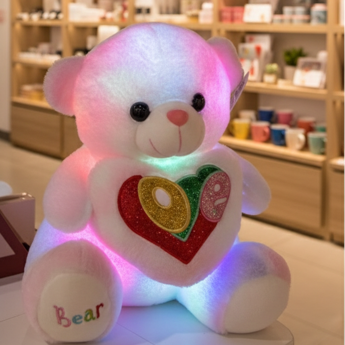 Oso con luz  30 cm 711
