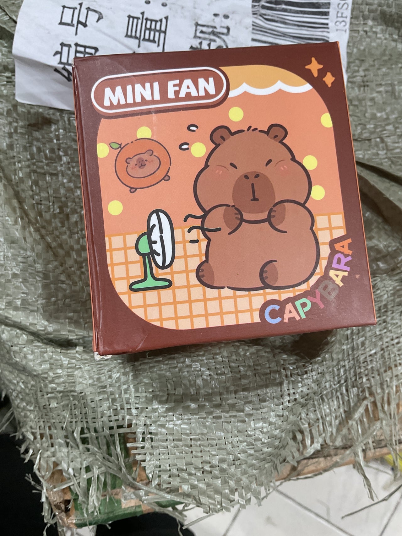 Mini fan capibara 6983