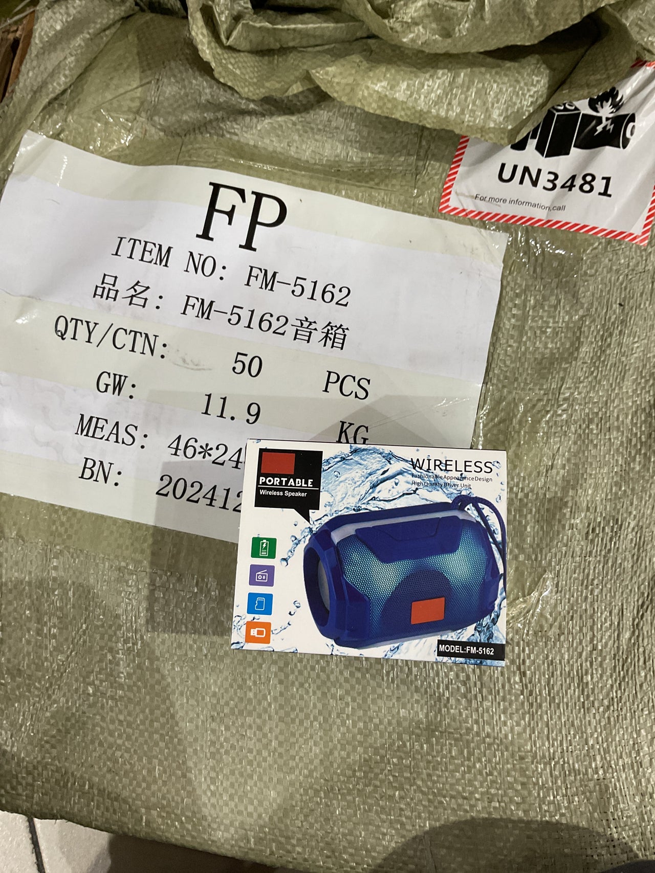 BOCINA PORTABLE 5162
