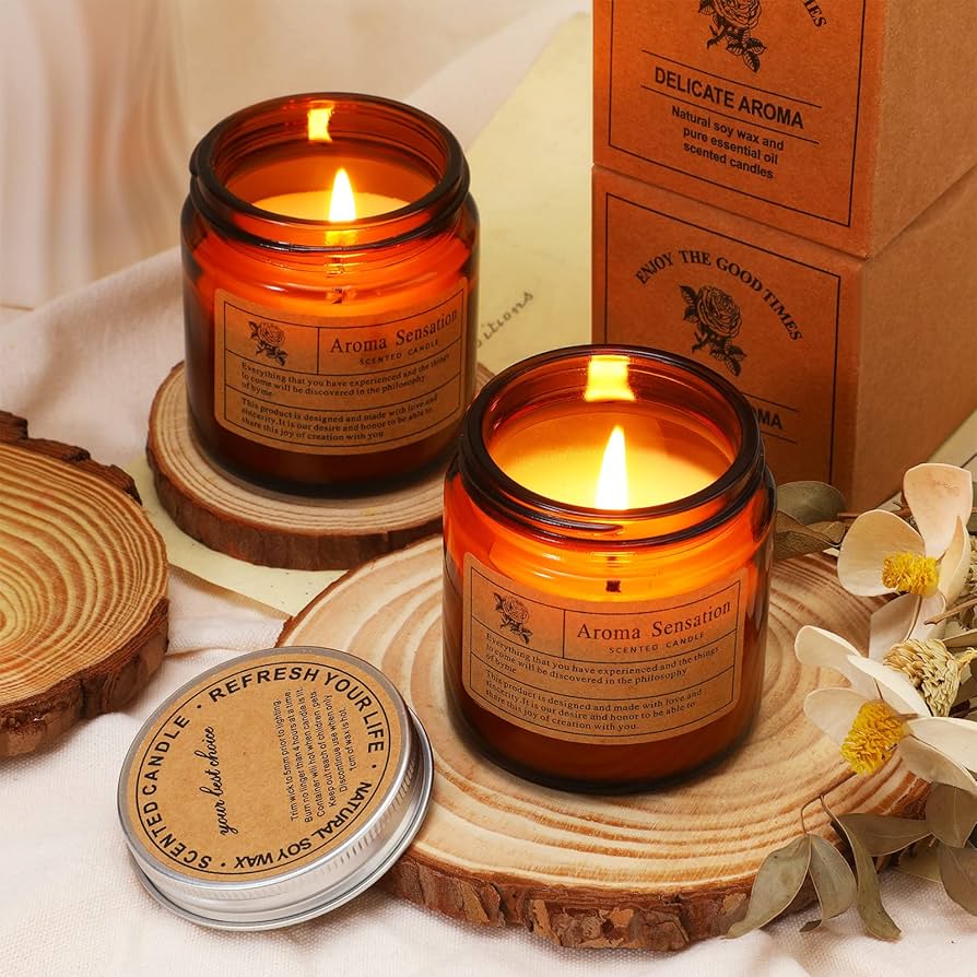 Vela aromatica chica 80g