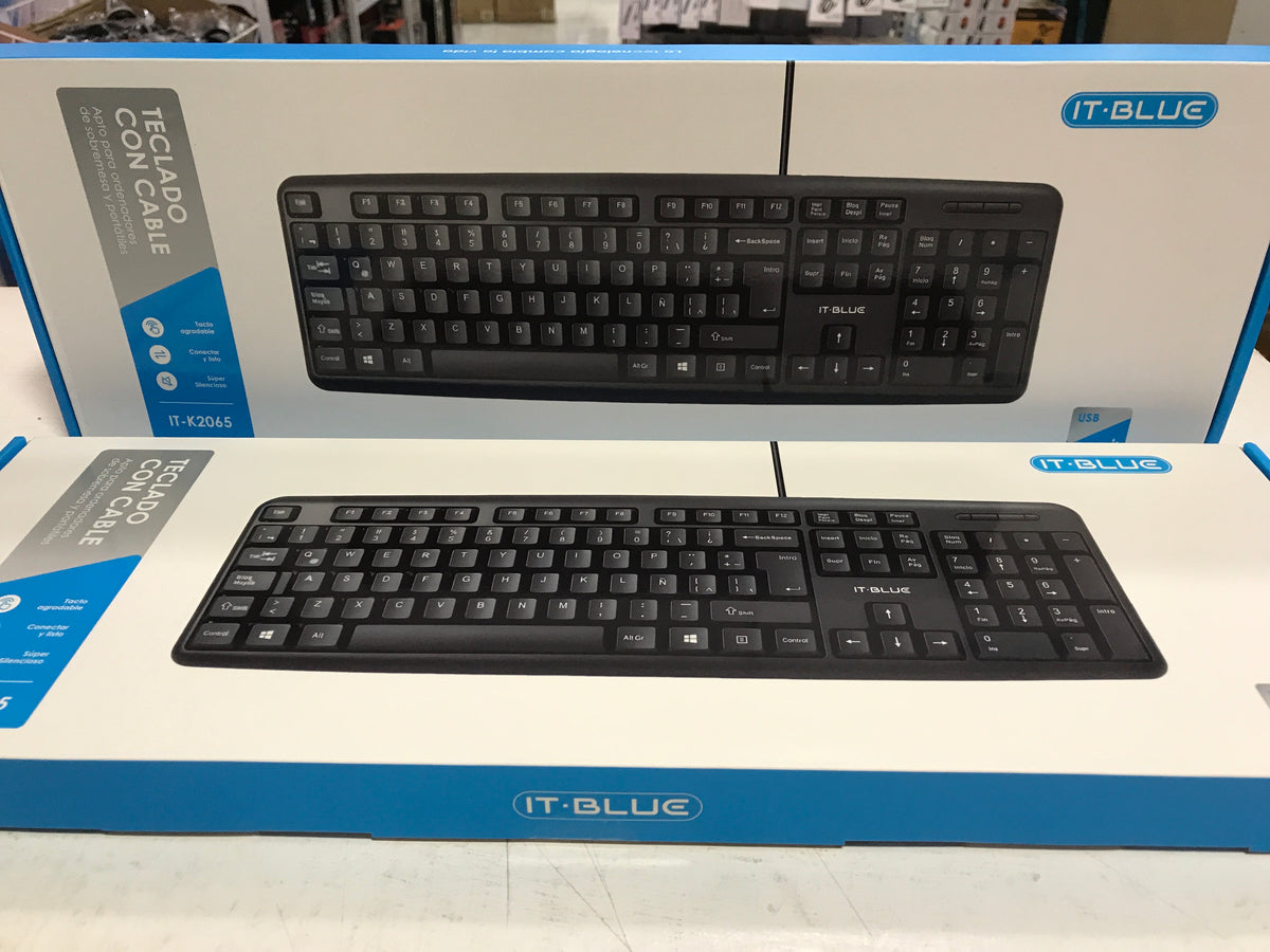 TECLADO CON CABLE IT-K2065