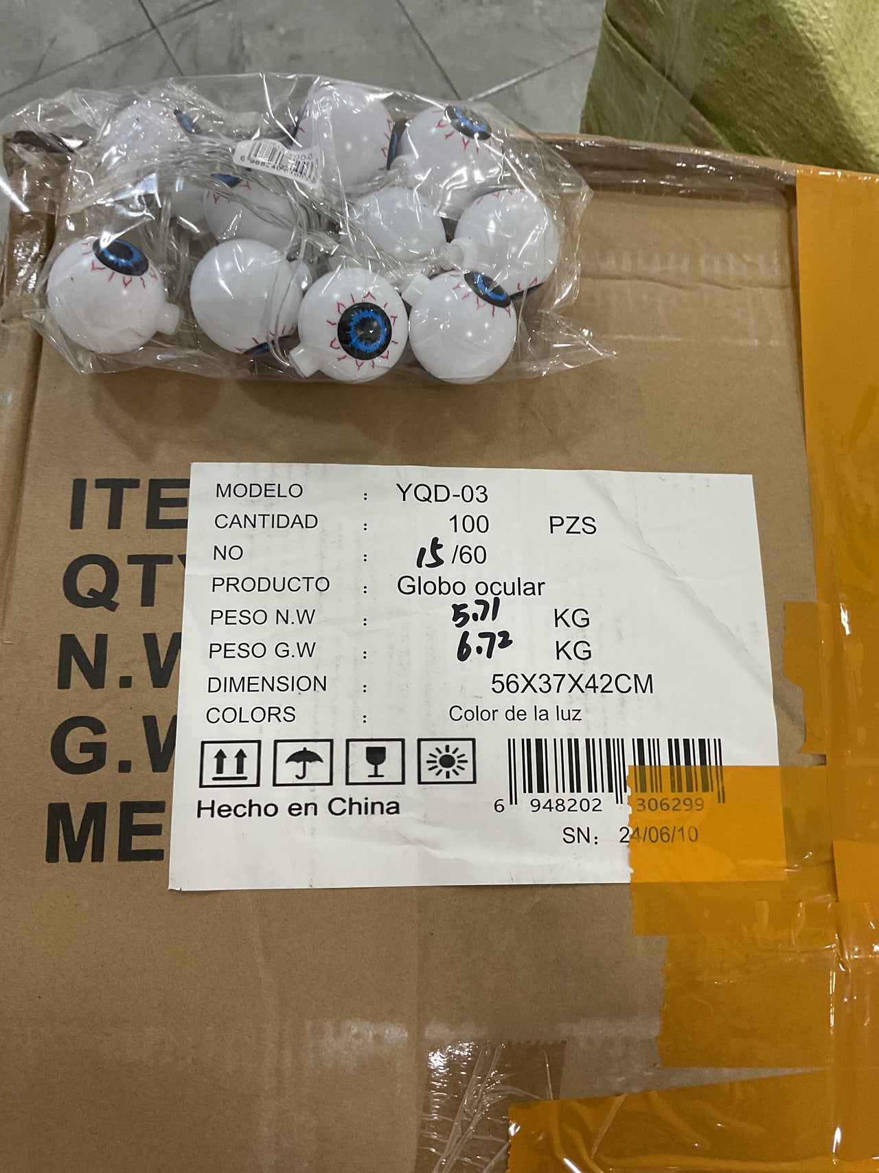 Serie de ojos