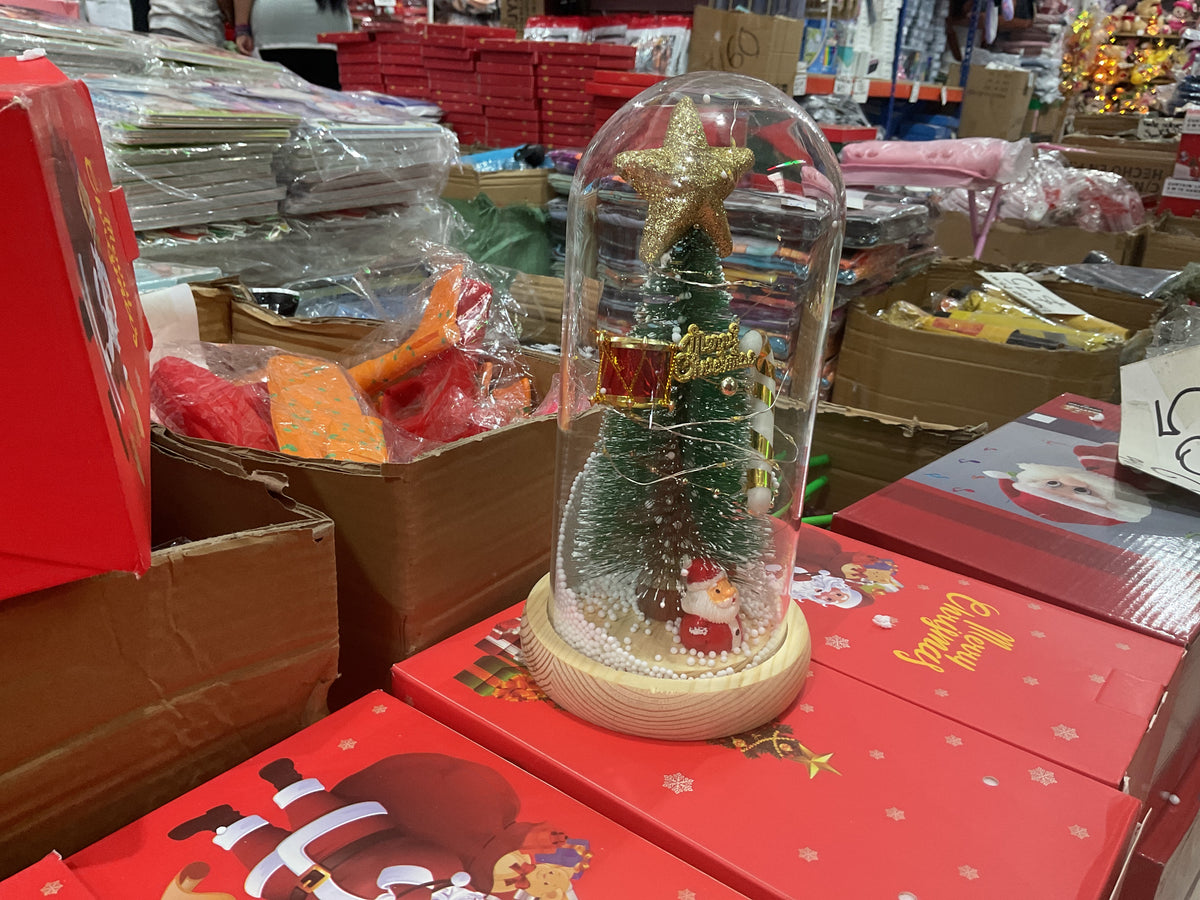 Lámpara pino Navidad.