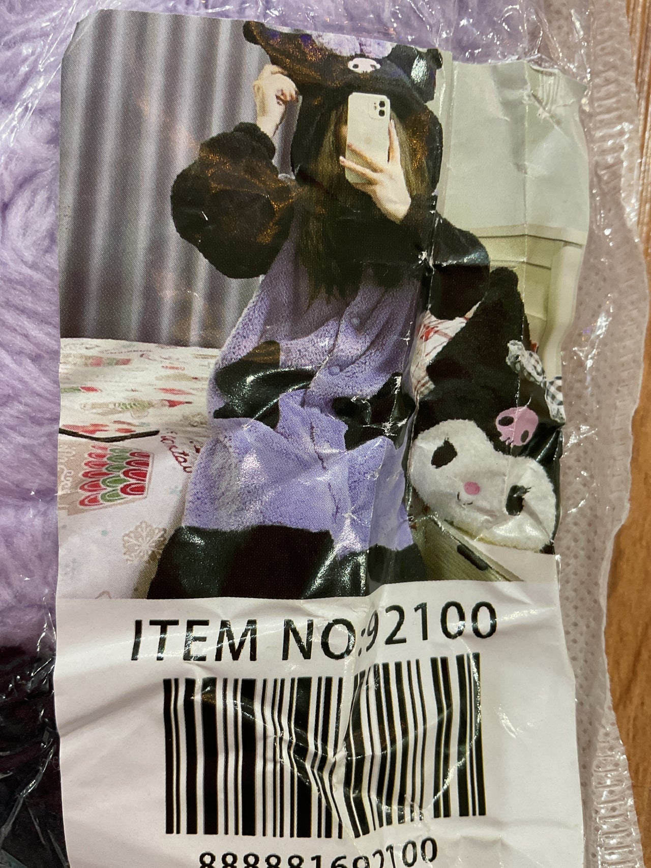 Bata para dormir kuromi 2100