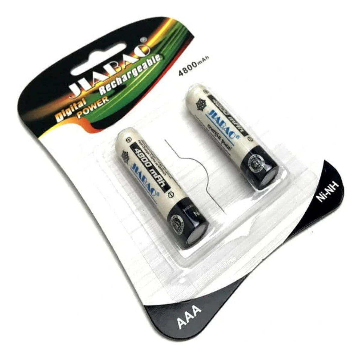 Pilas Baterías Recargables TRIPLE A (1 set de 2 pzs)