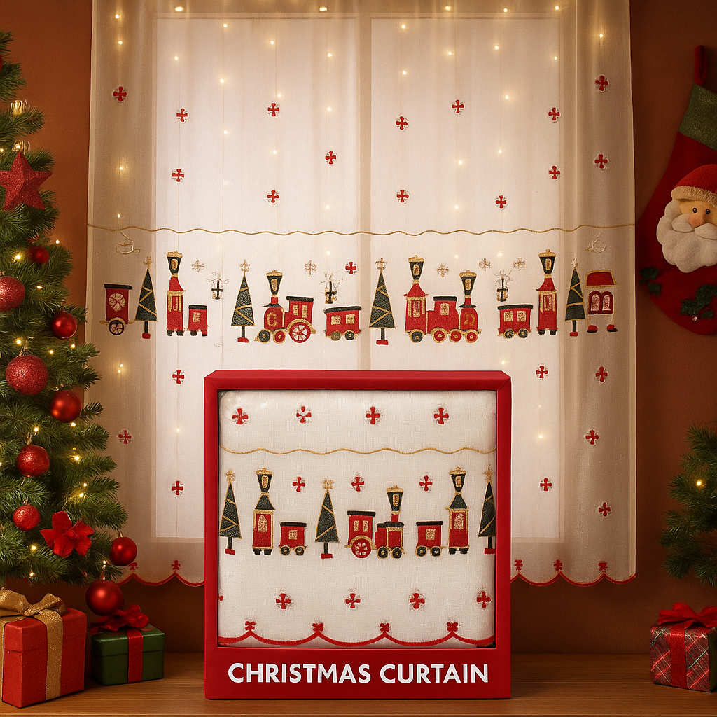 Cortina ventana navidad 25-27