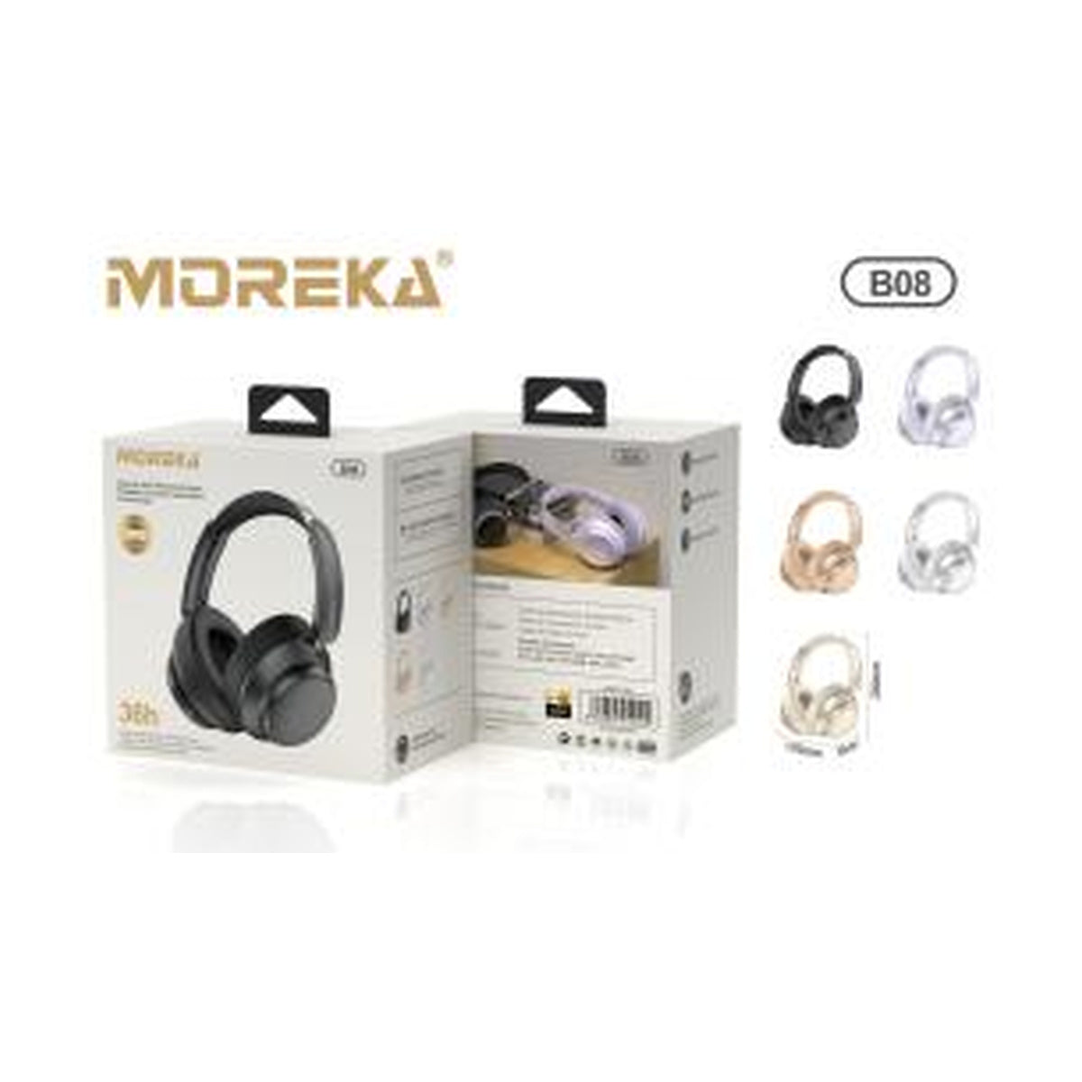 AUDÍFONOS MOREKA B08 - imagen de producto