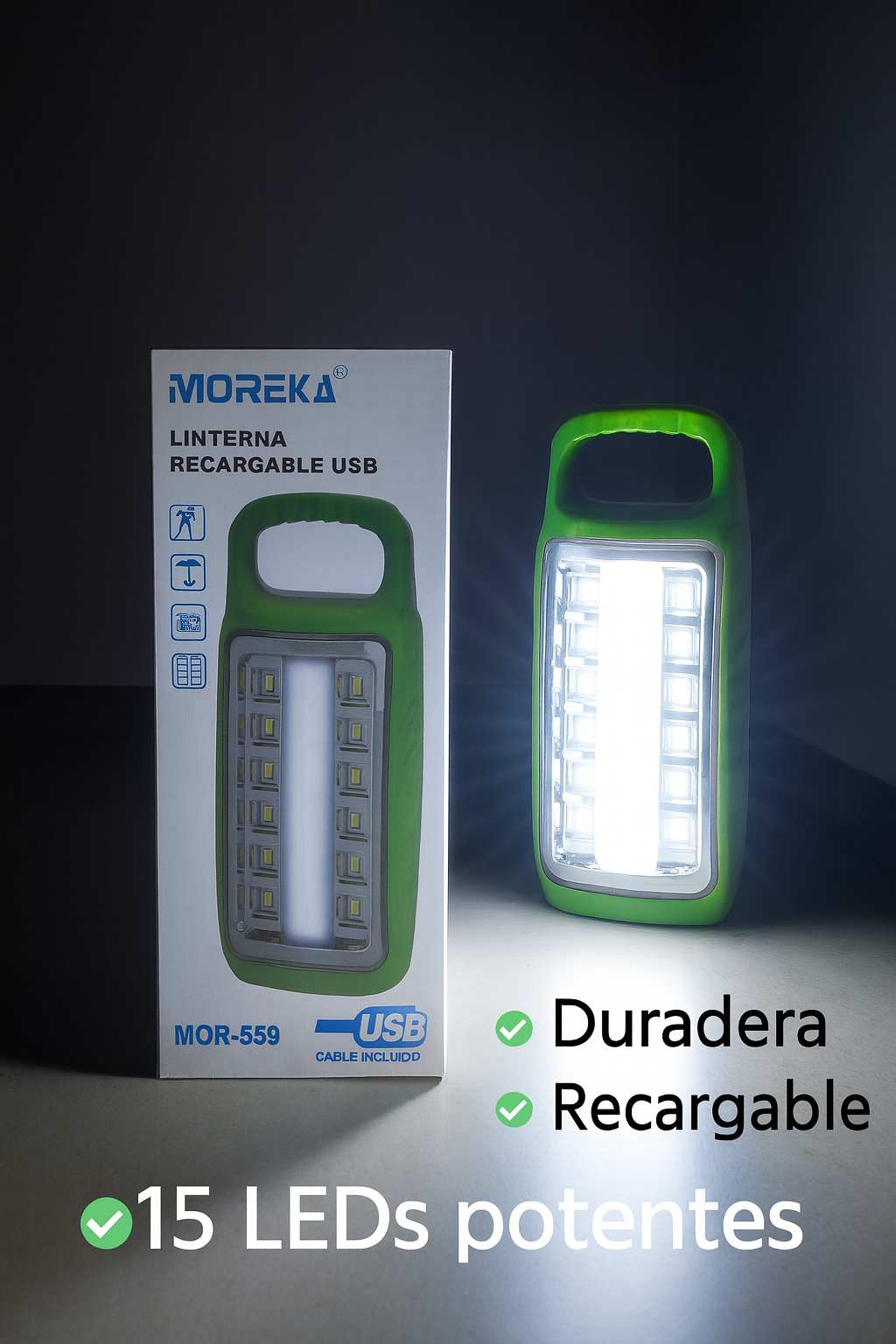 Linterna usb