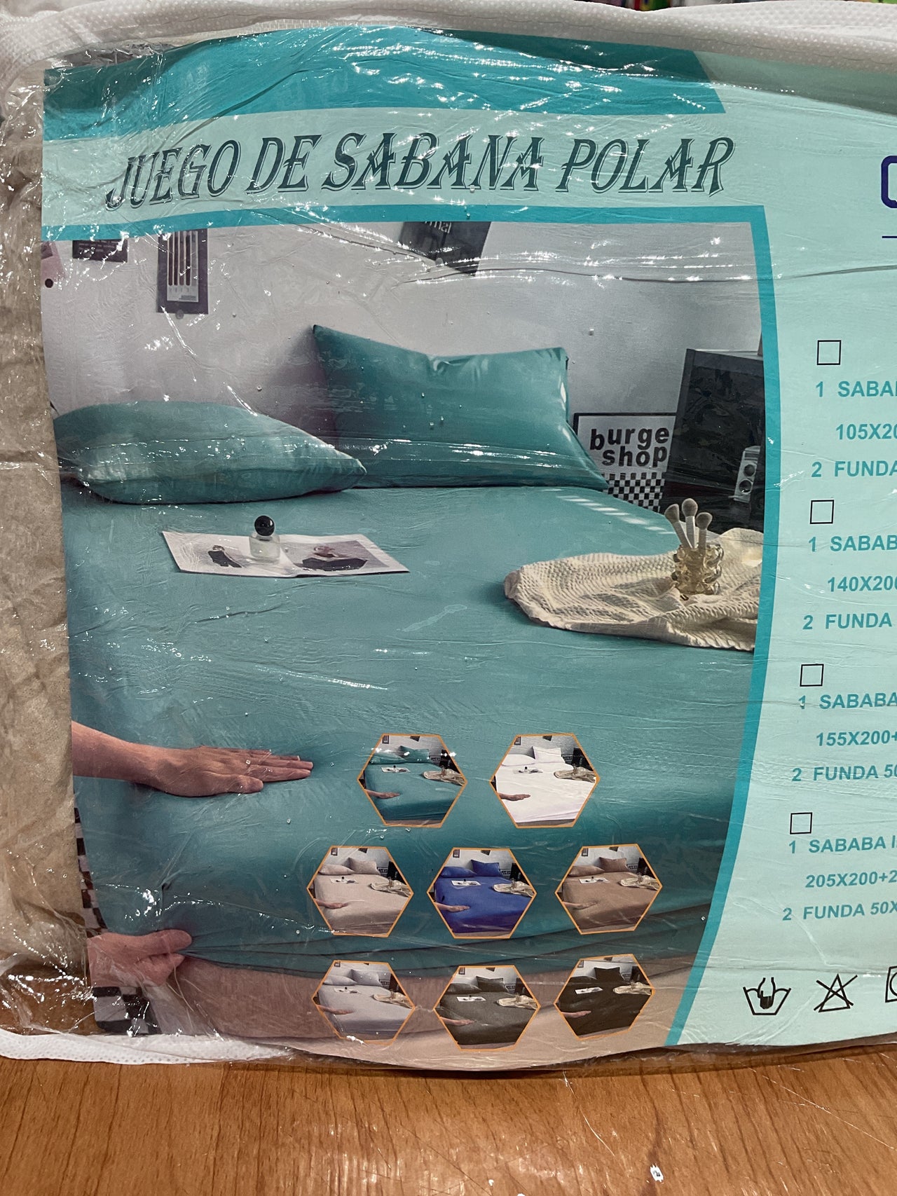 Juego de sábanas polares
