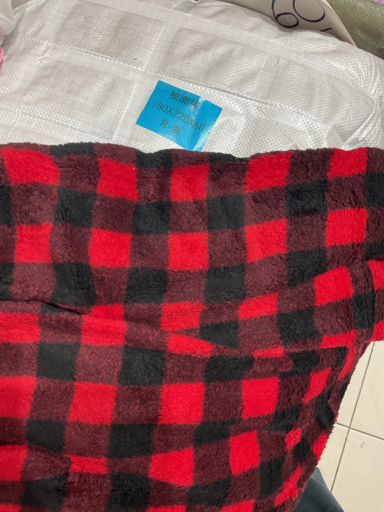 Frazada matrimonial felpa grosor mediano 180x220 lluvias