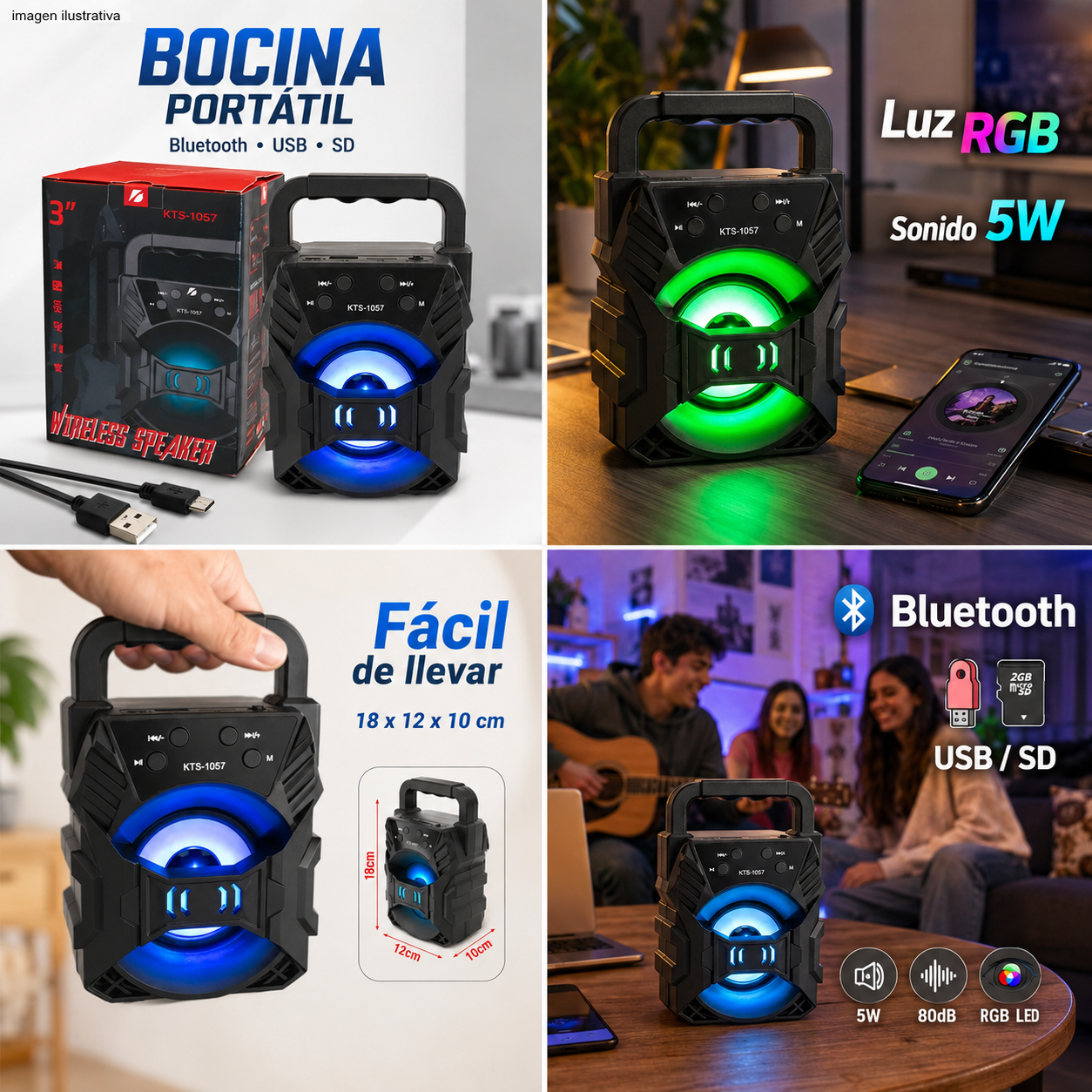 BOCINA KTS-1057