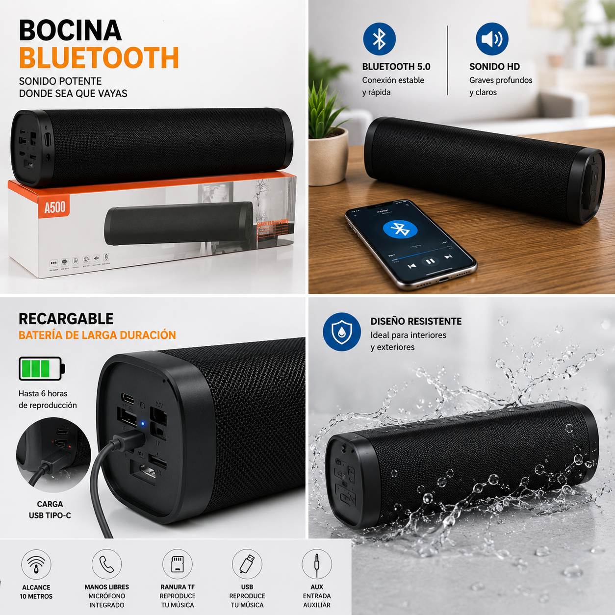 BARRA DE SONIDO A500
