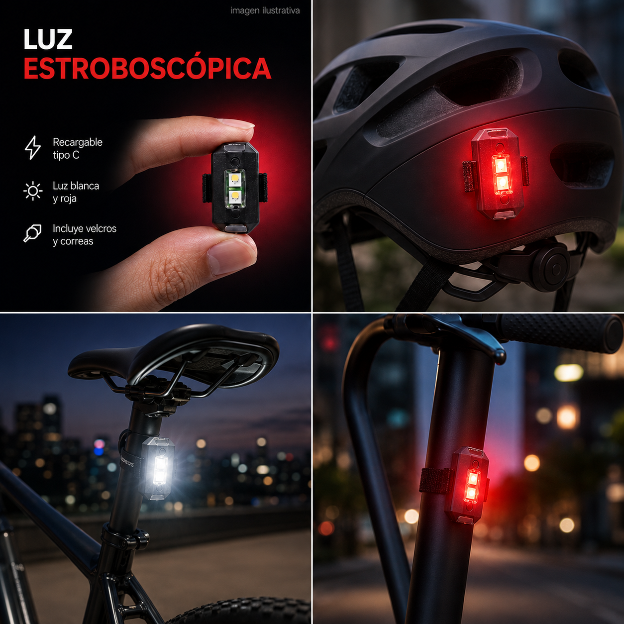 Luz estrobo pequeña