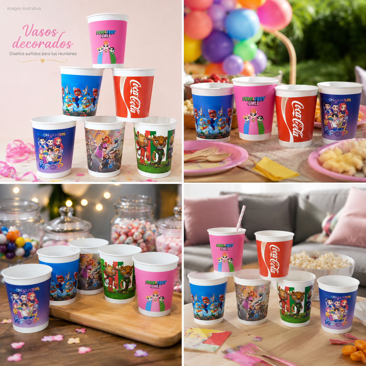 10 Vasos desechable 2536