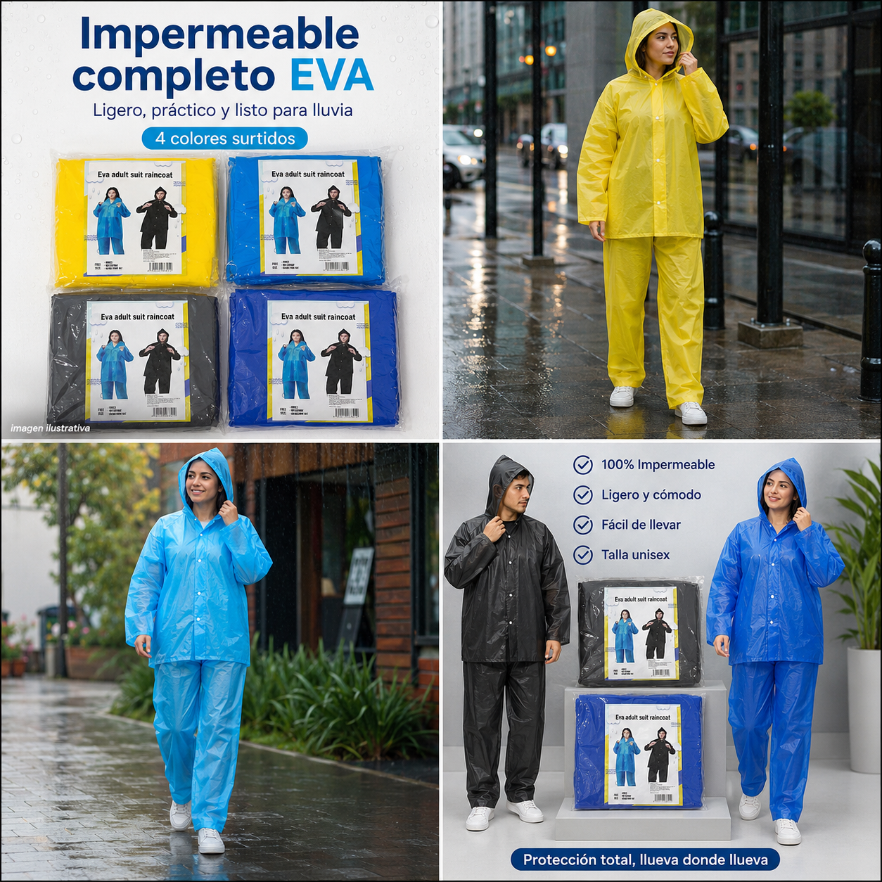 Impermeable unisex Eva