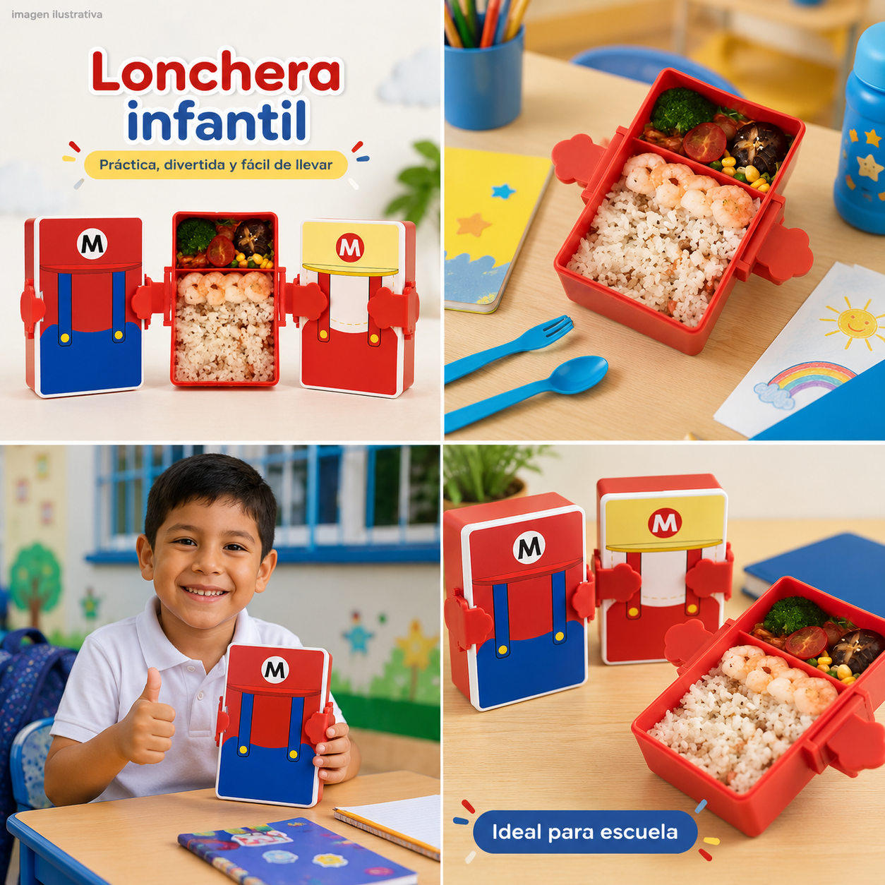 Lonchera Mario 9147