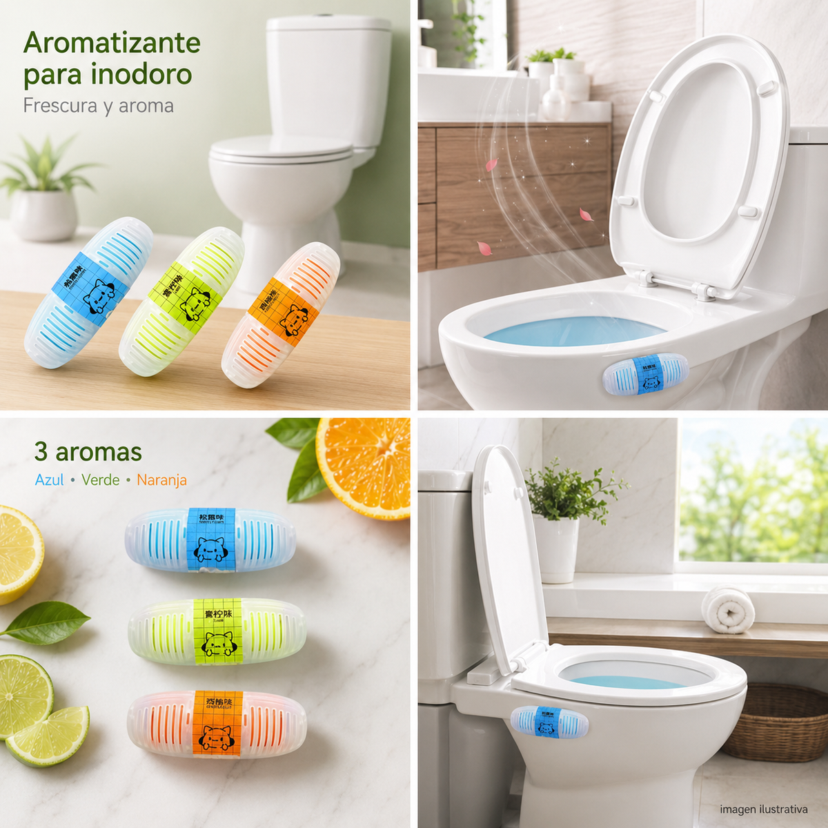 Aromatizante de baño
