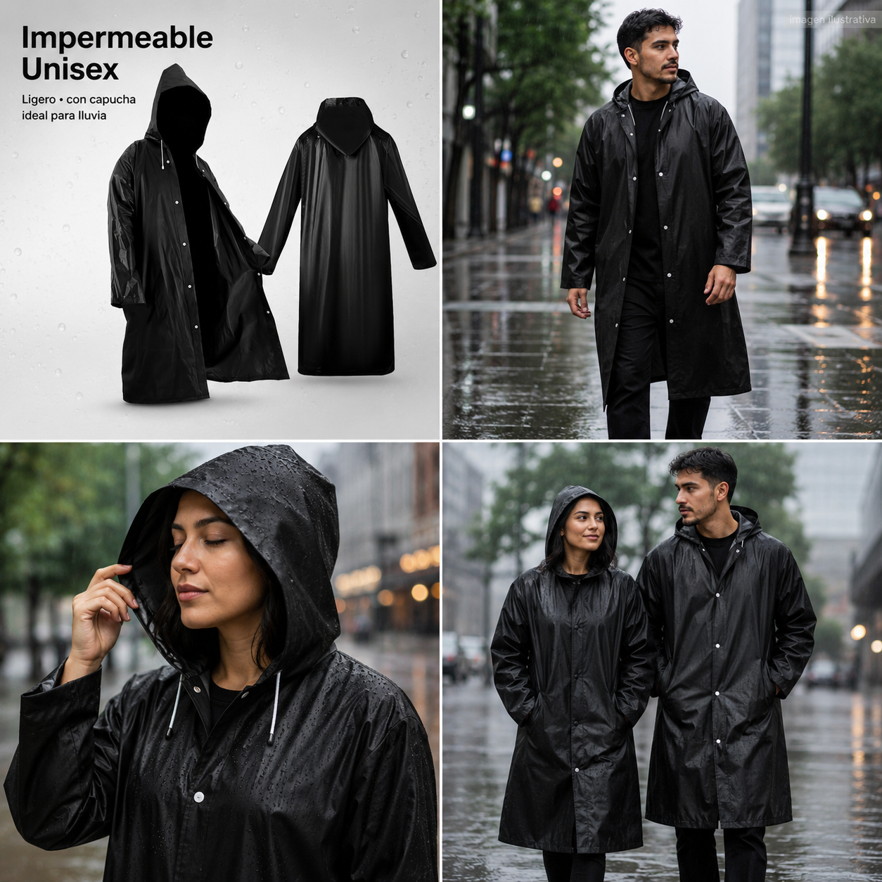 Impermeable raincoat