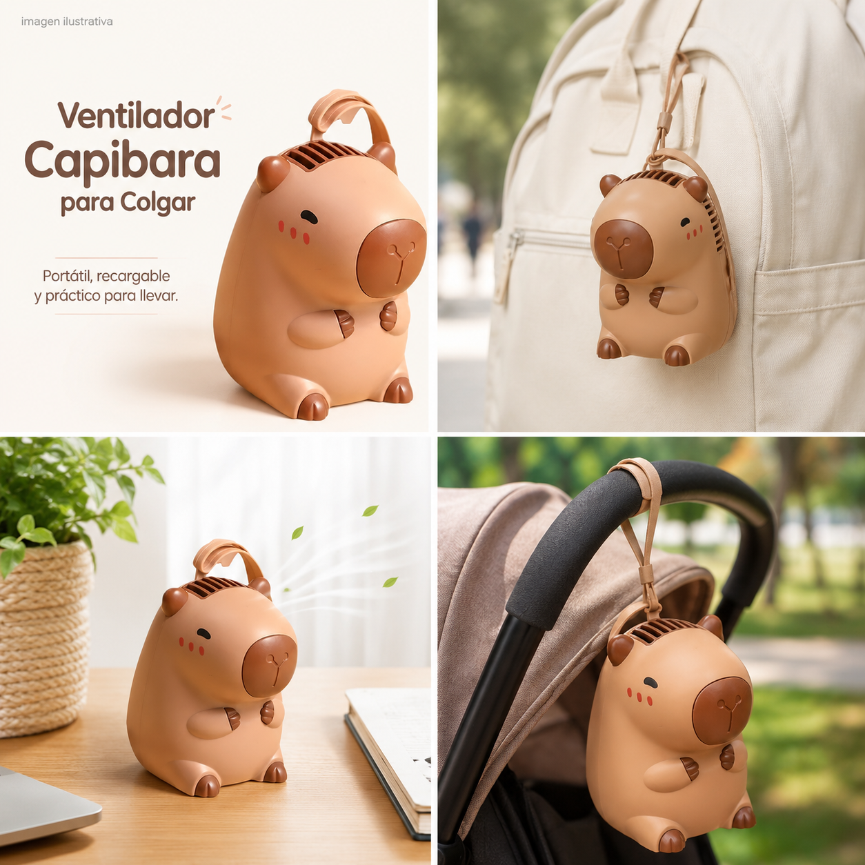 Ventilador capibara 3190