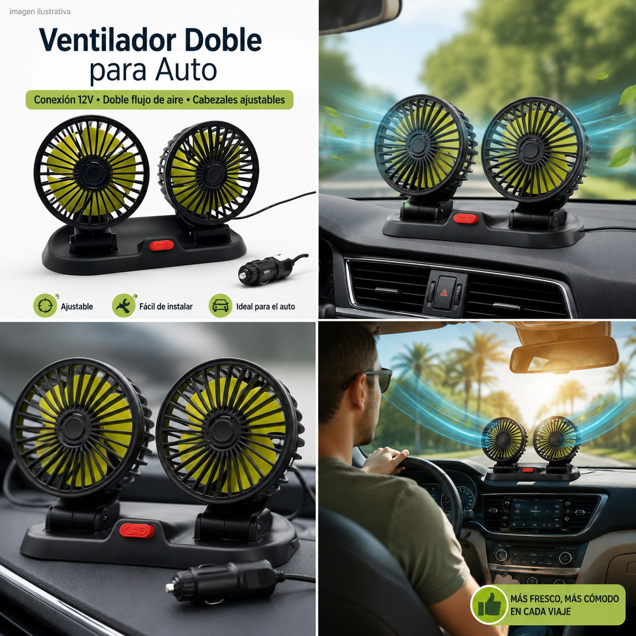 VENTILADOR DOBLE LEVANTABLE V222