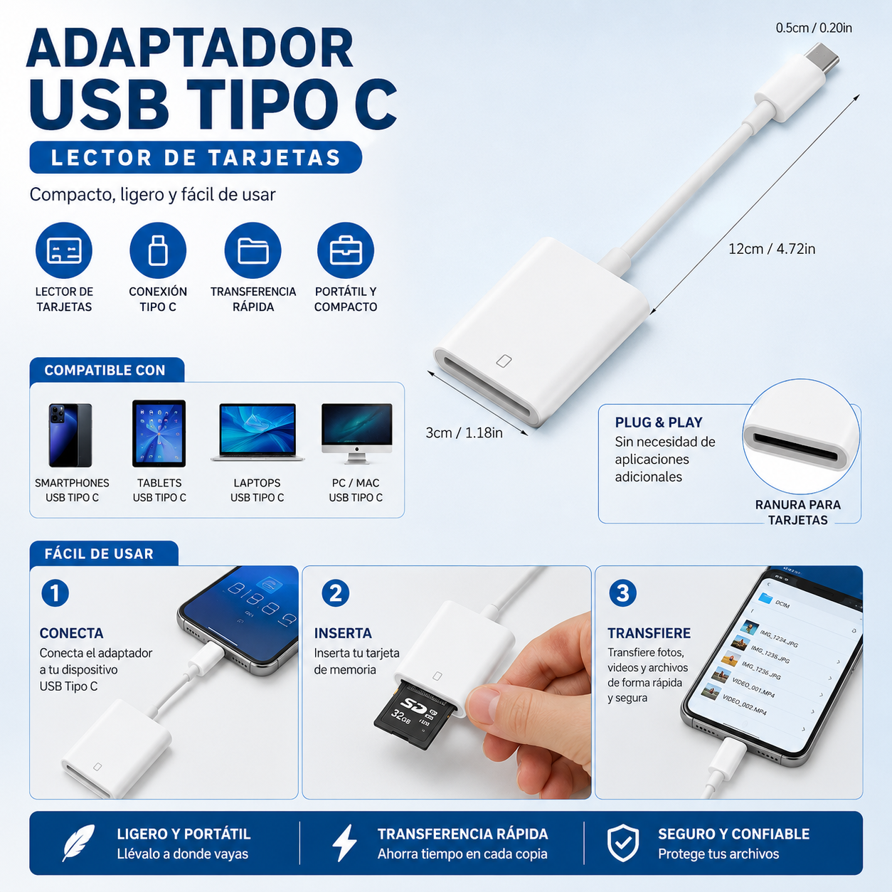 ADAPTADOR TIPO PARA MICRO SD