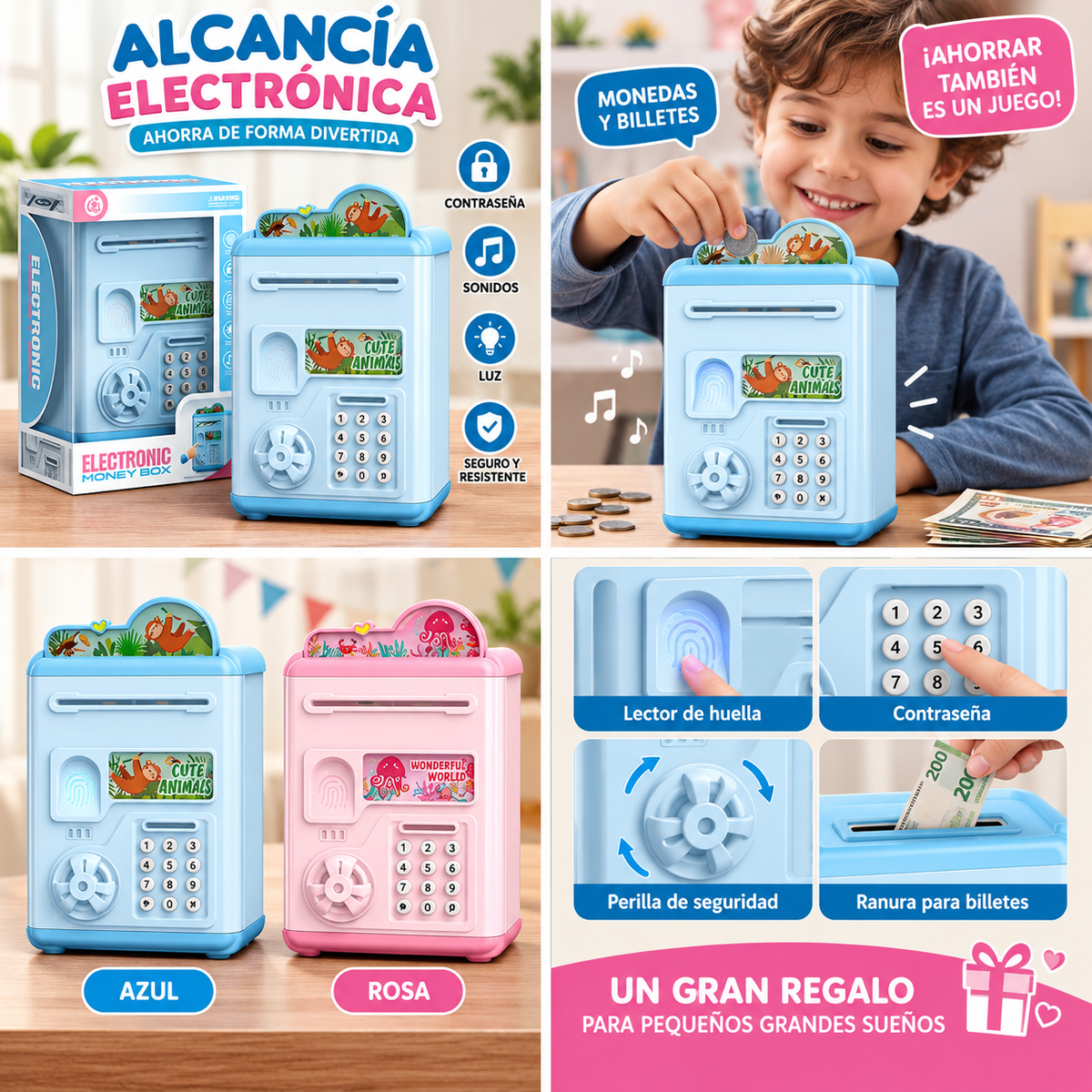 ALCANCÍA ELECTRÓNICA ATM CON HUELLA CQG-2906