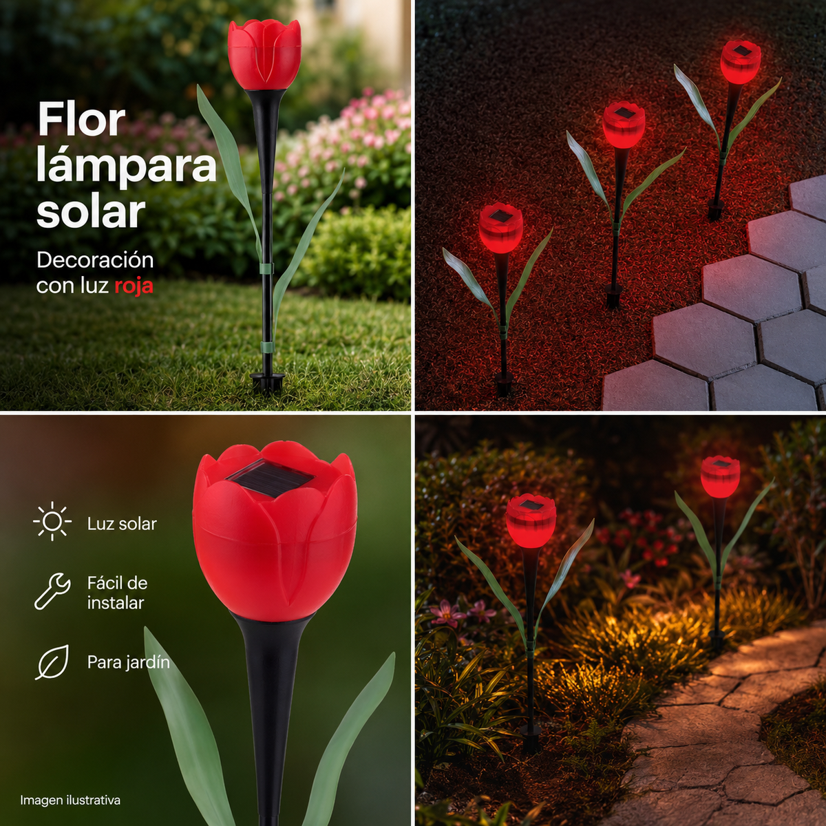 4 Flores Solares.
