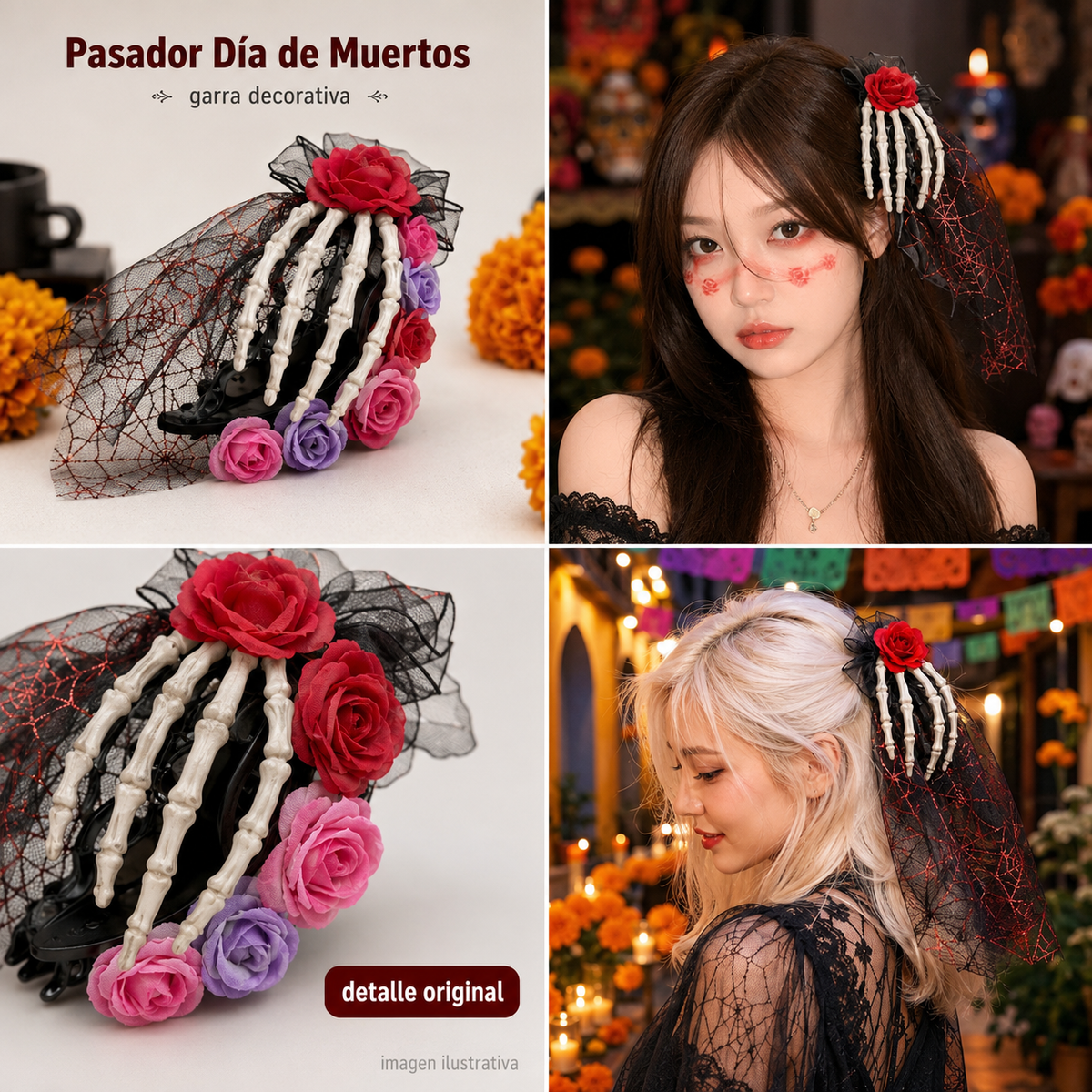 Pasadores De Cabello Hallowen.