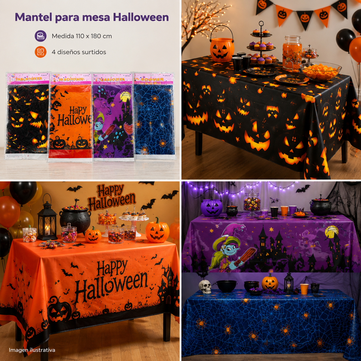 12 Mantel Hallowen.
