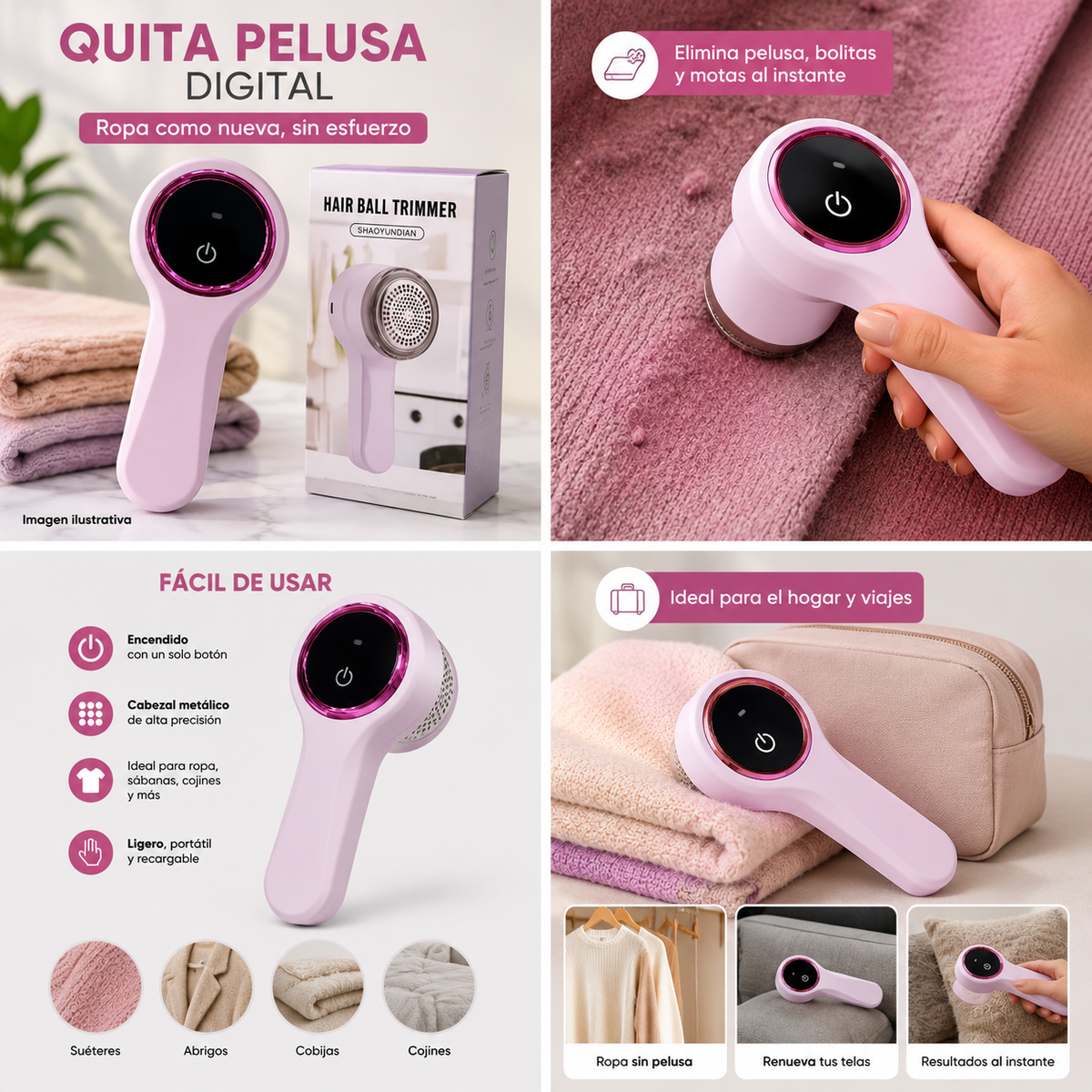 QUITA PELUSA DIGITAL