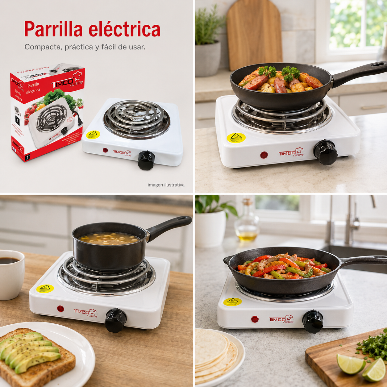 Parrilla eléctrica 2869