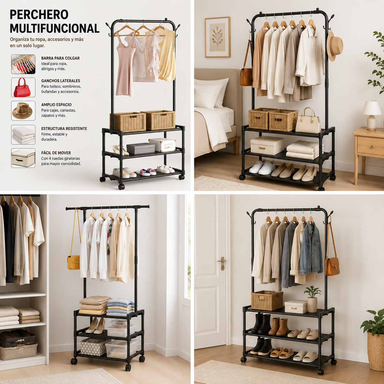 Organizador para colgar ropa