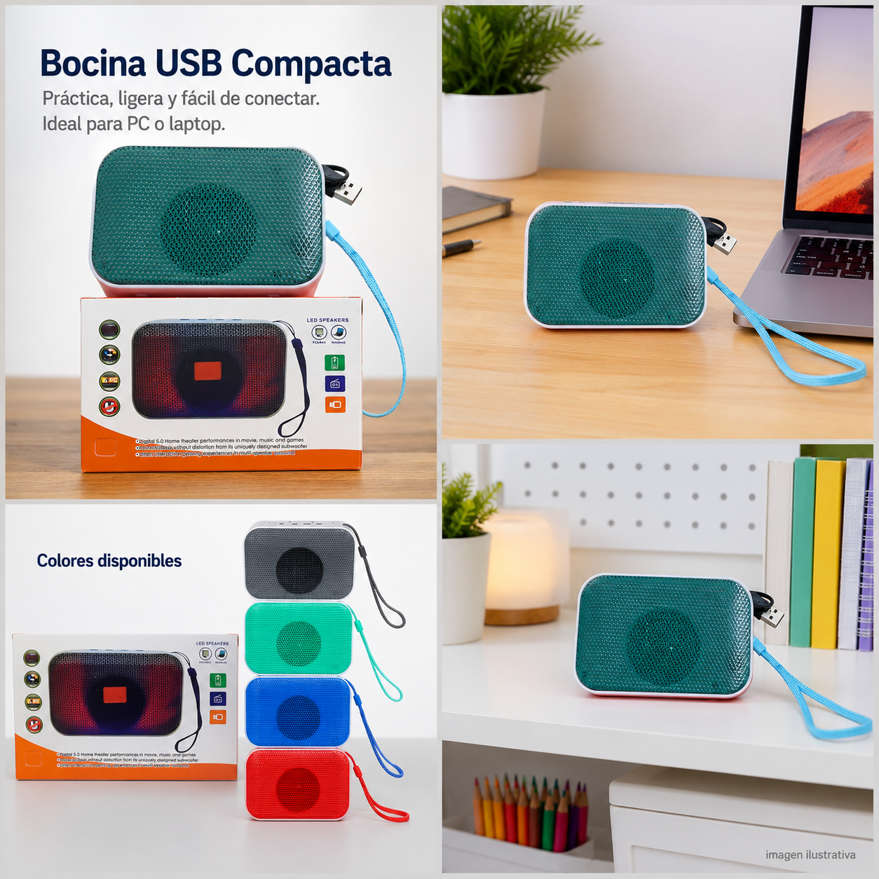 Bocina soporte cel