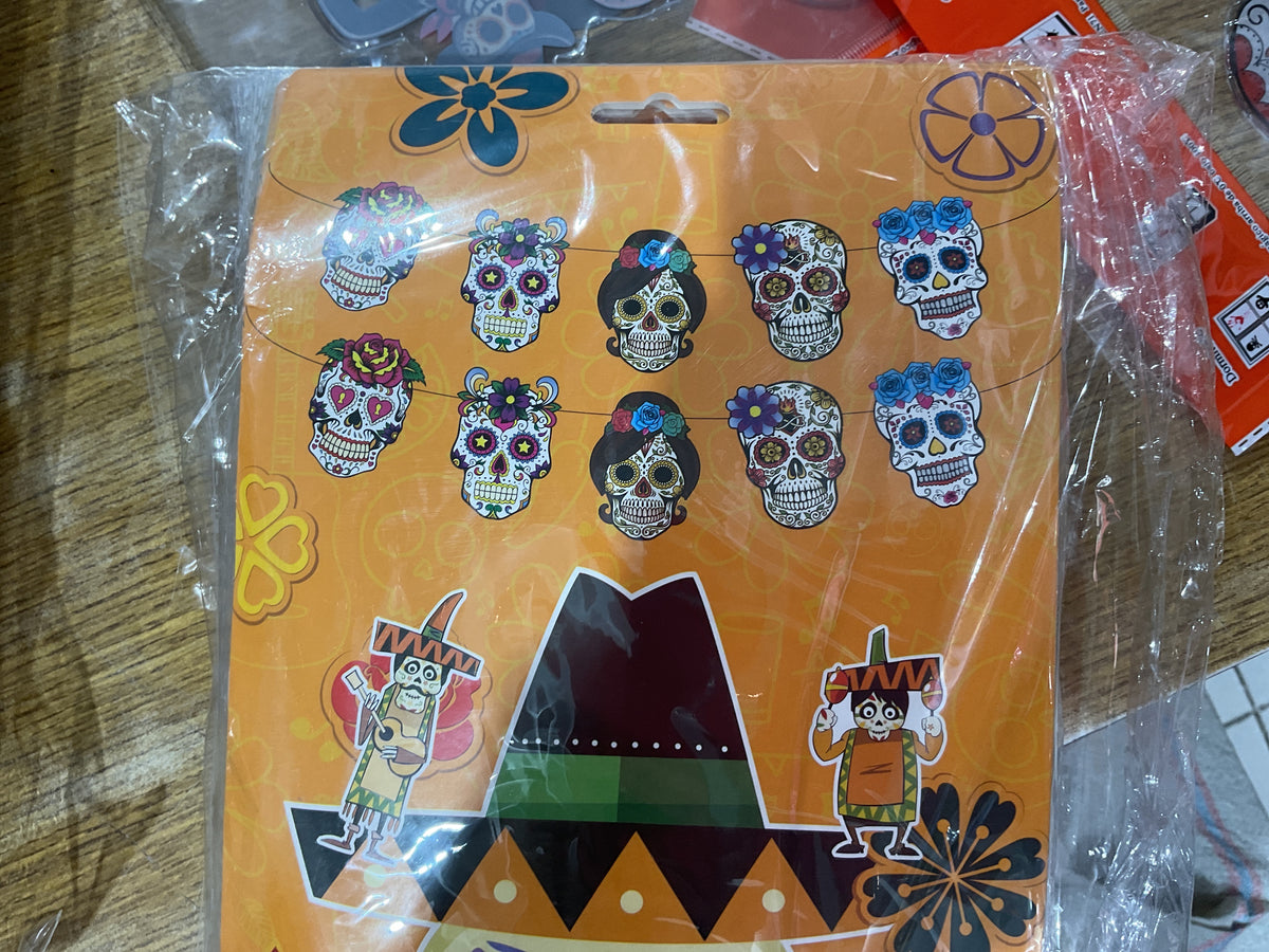 Tira Papel Día De Muertos