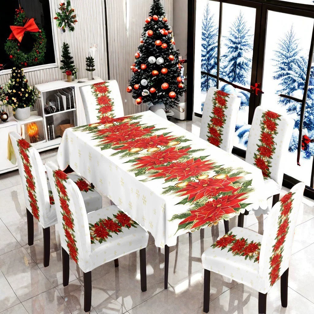 Juego mantel 7pz 3454