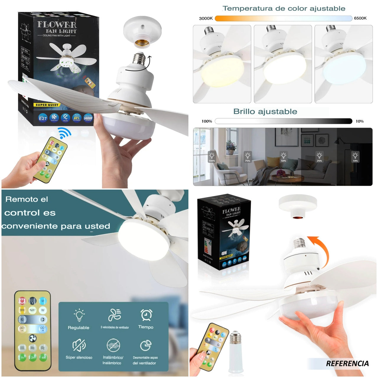 FLOWER FAN FOCO VENTILADOR HASPAS