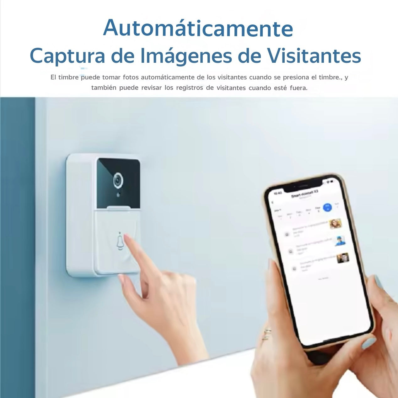 TIMBRE CÁMARA CON CONECTIVIDAD WI-FI