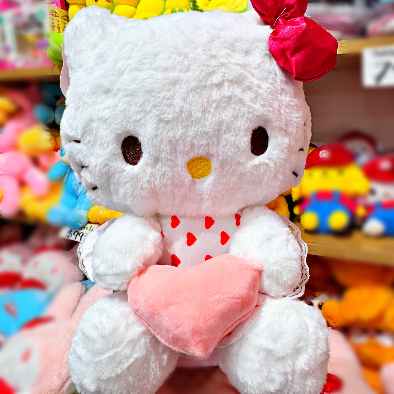 PELUCHE CORAZON GATITO