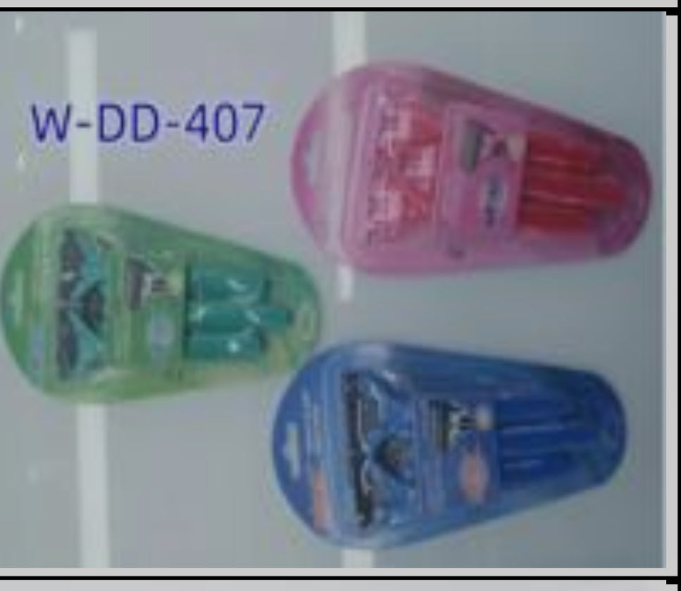 Rastrillo dama, mujer 3 piezas