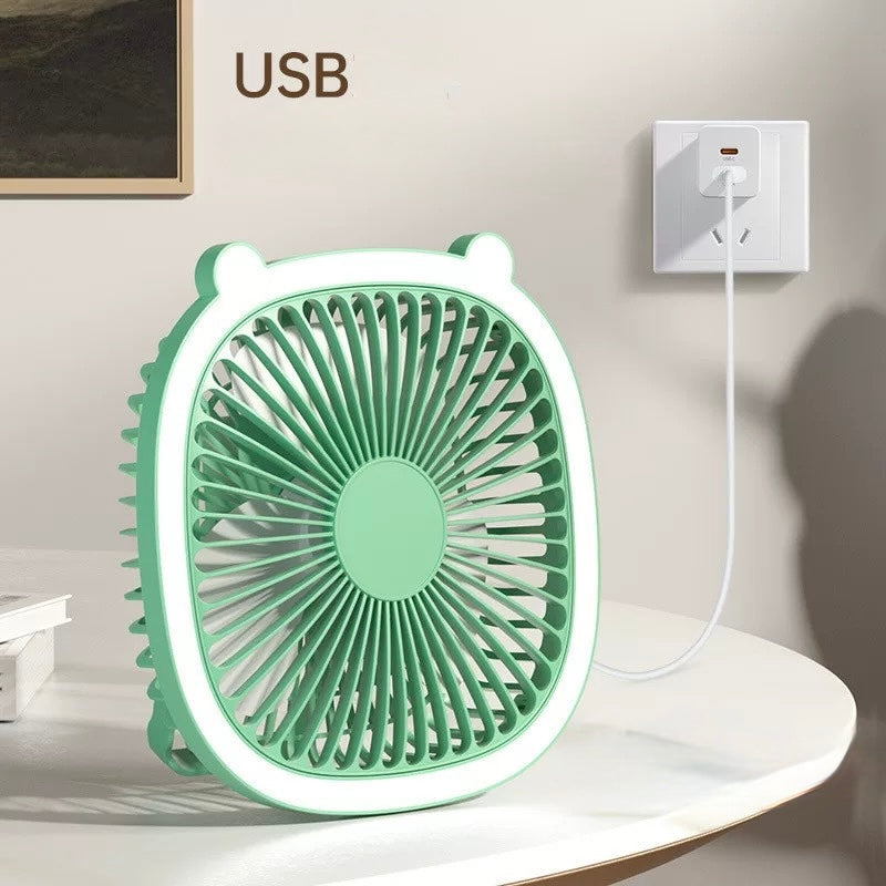 Ventilador con luz led Soporte